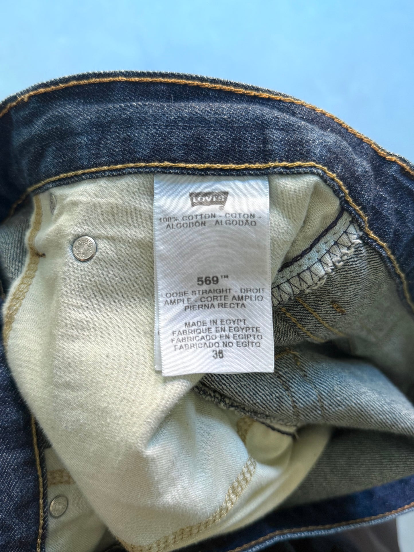 00's Levi's 569 denim shorts