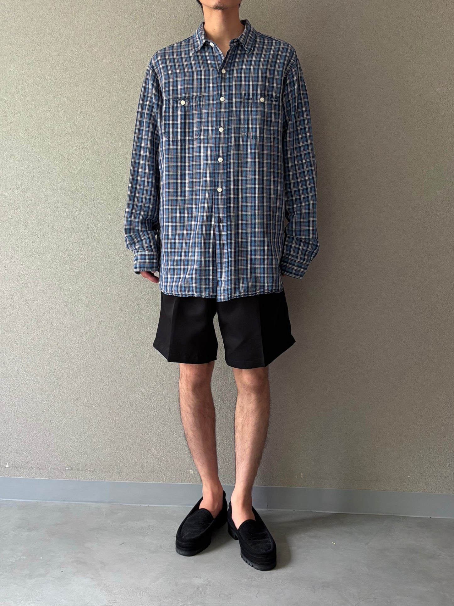 00's Polo Ralph Lauren linen work shirt