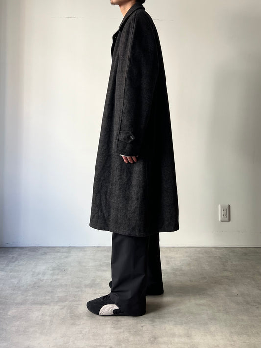 60's Alligator wool balmacaan coat