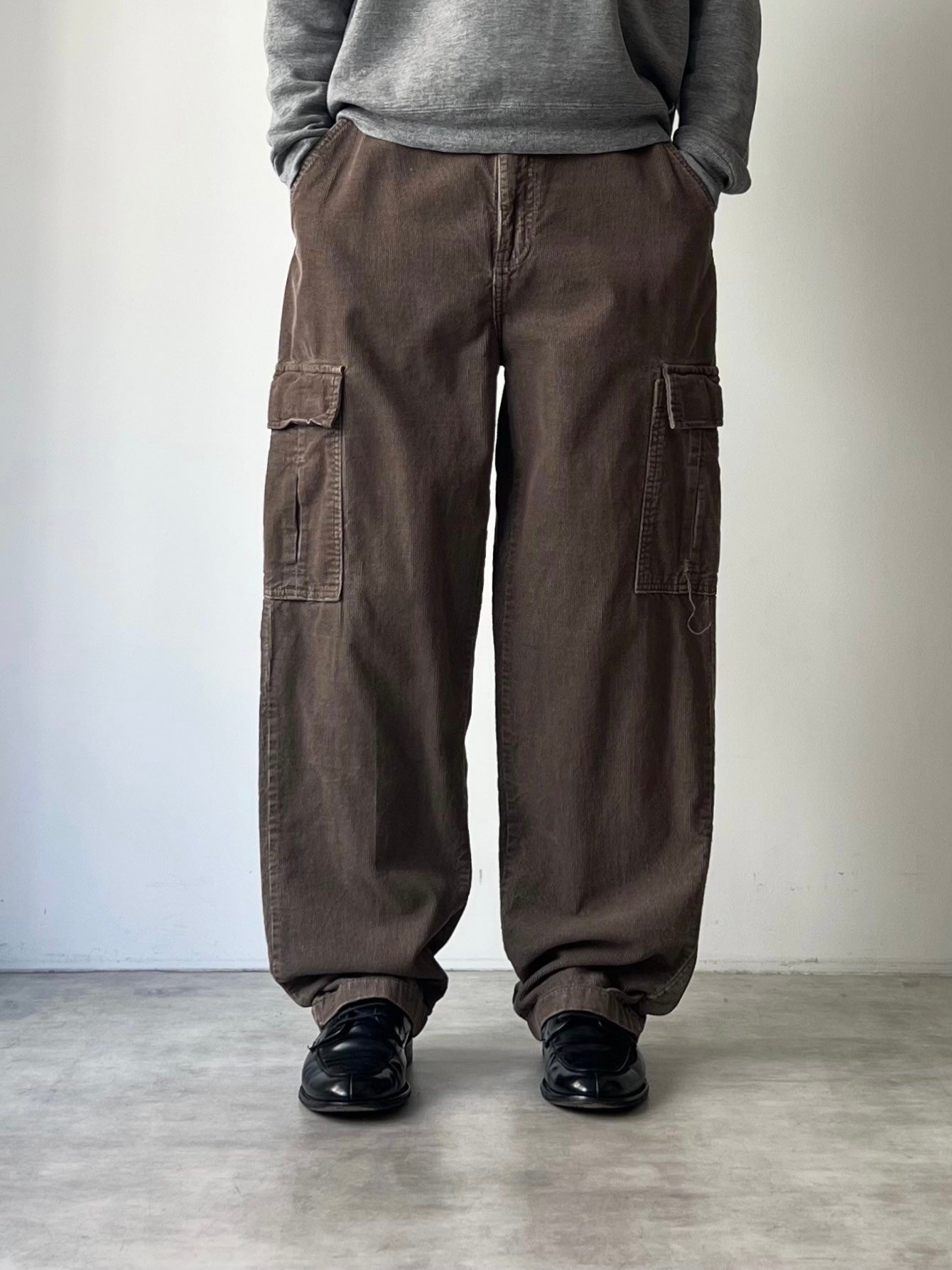 00's FADED GROLY corduroy cargo pants
