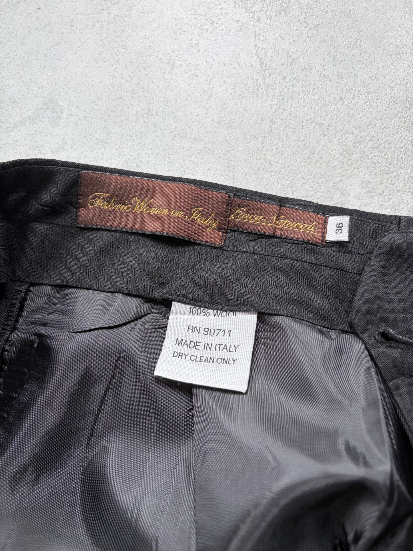90's Lucca Naturale wool slacks "Made in ITALY"