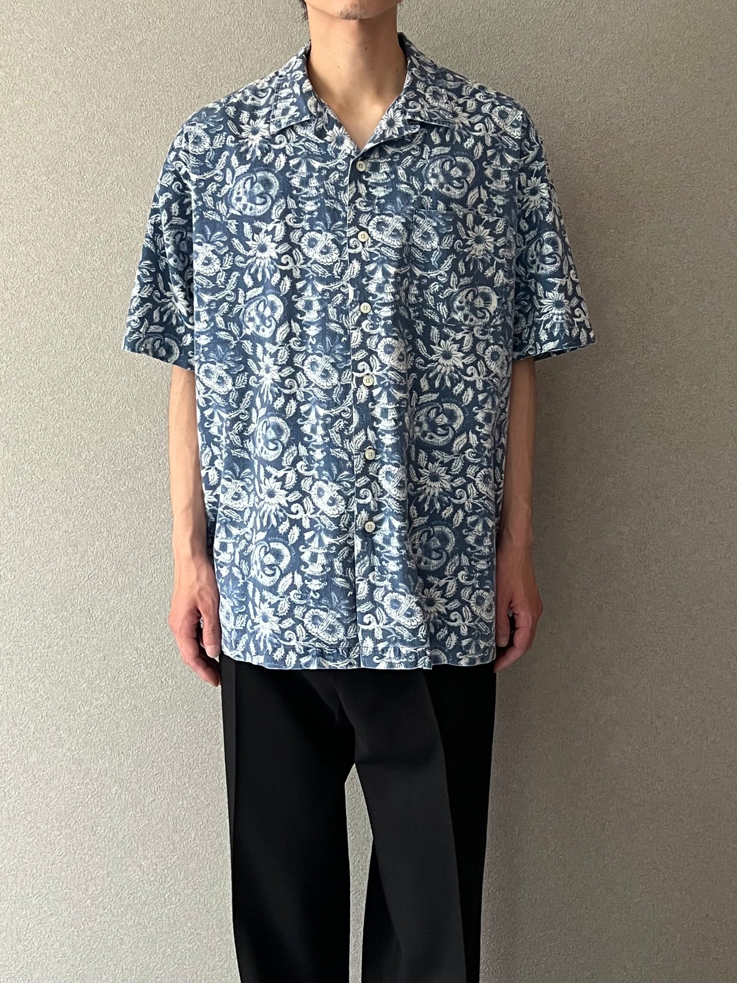 90's Polo Ralph Lauren open collar shirt "CALDWELL"