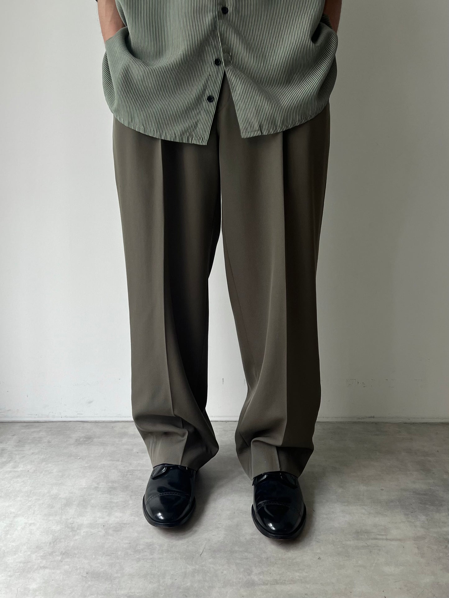 00's PRONT-UOMO wool slacks