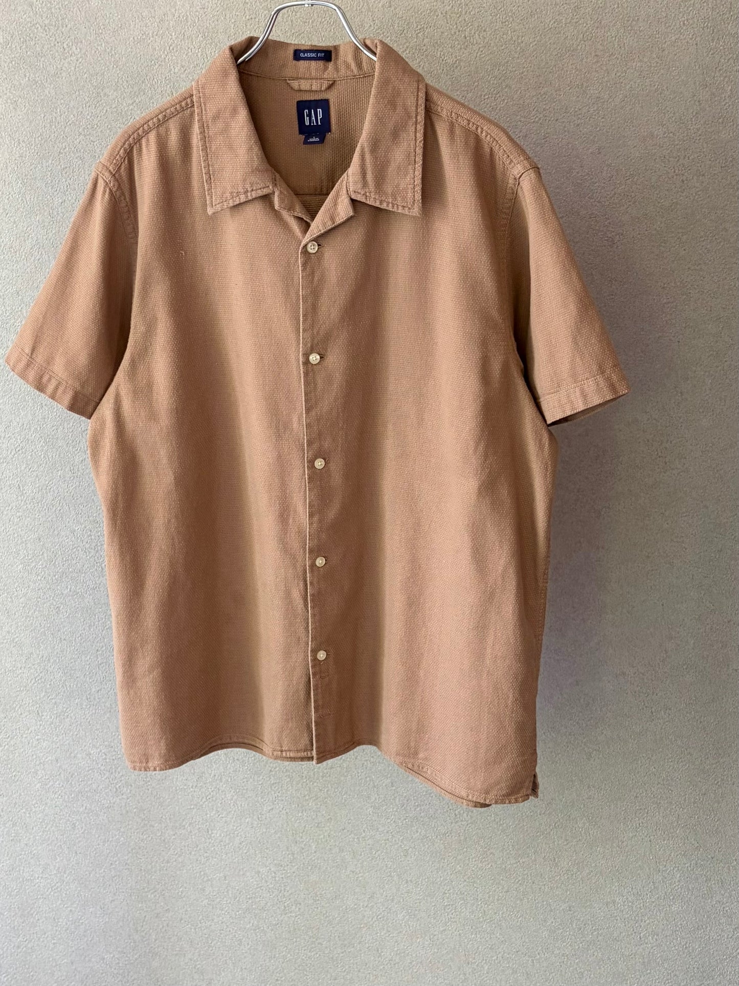 00's GAP open collar shirt