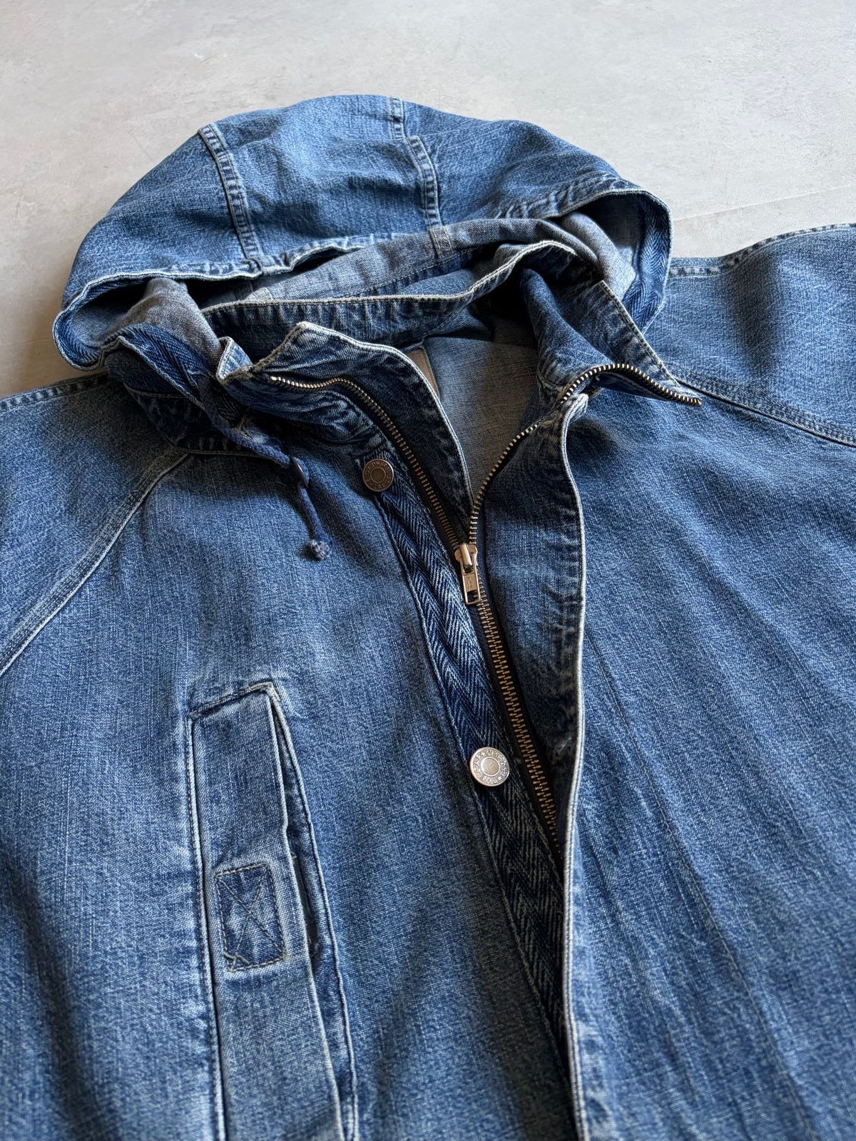 90's GAP denim hooded jacket