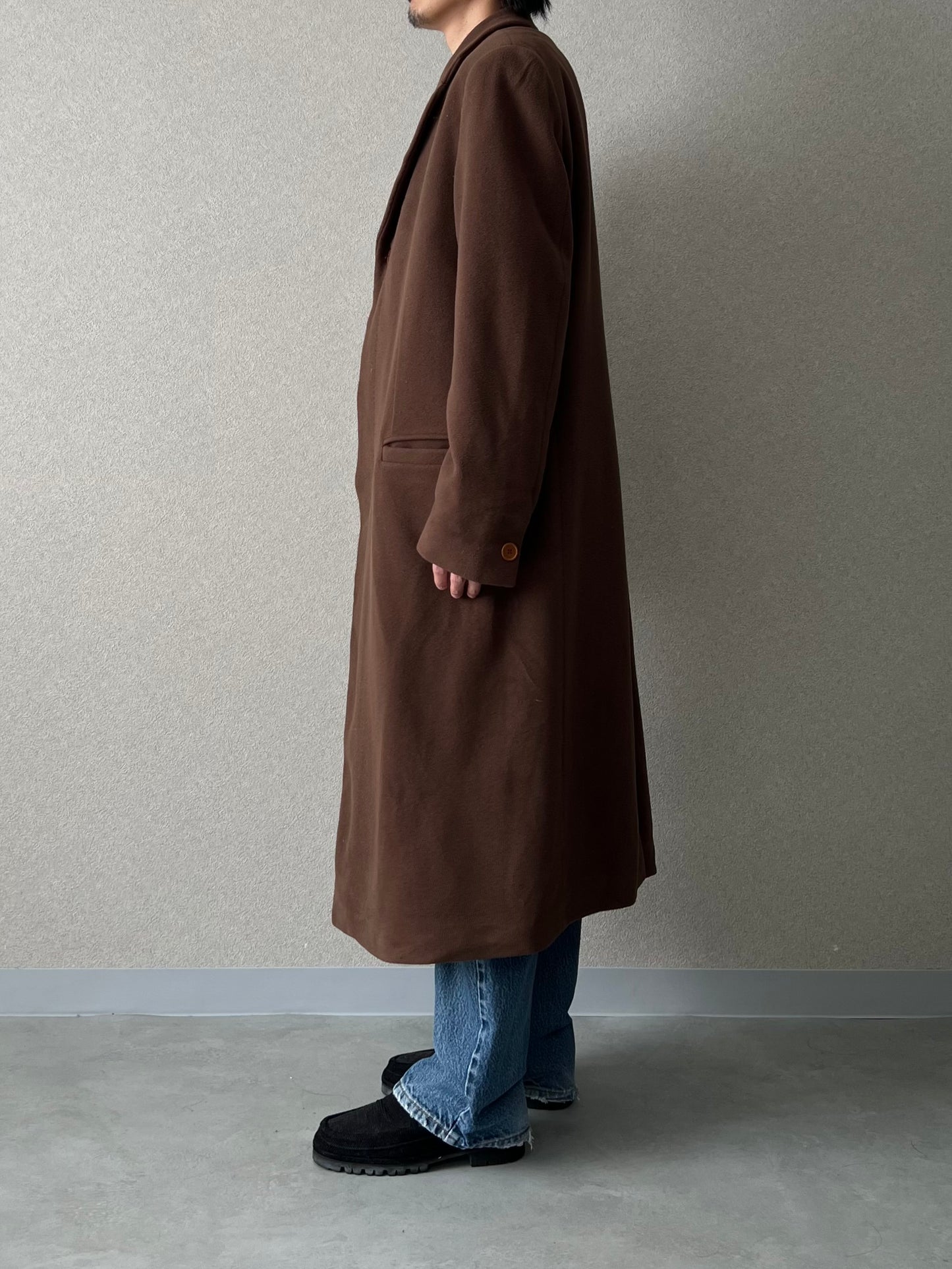 90's VERSACE chester coat "Made in ITALY"