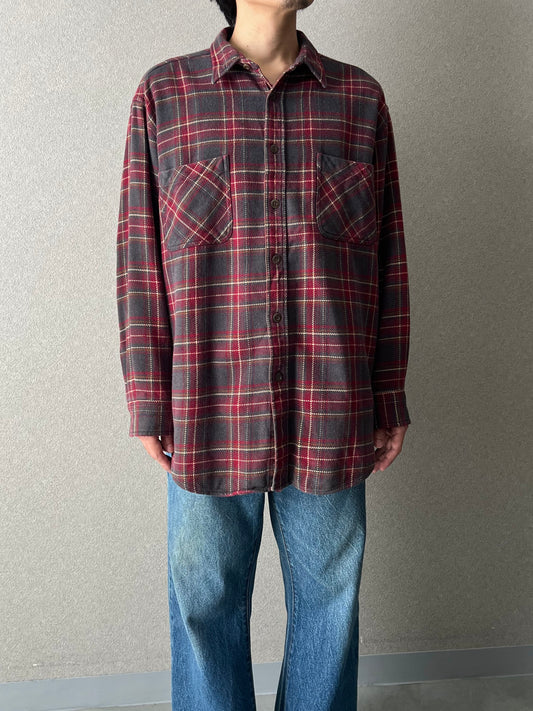 00's ST.JOHN'S BAY flannel shirt