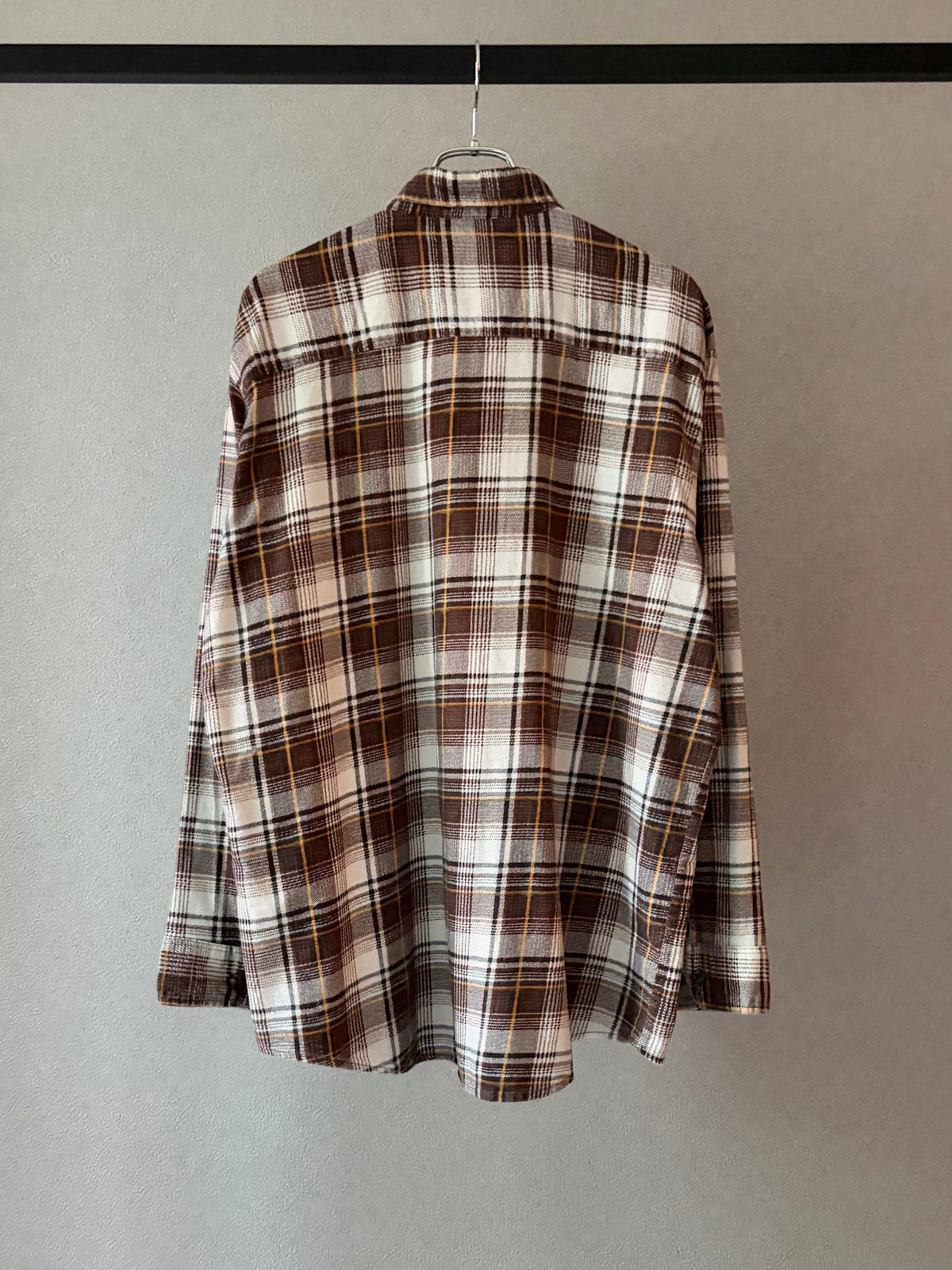 80's OZARK TRAIL print flannel shirt