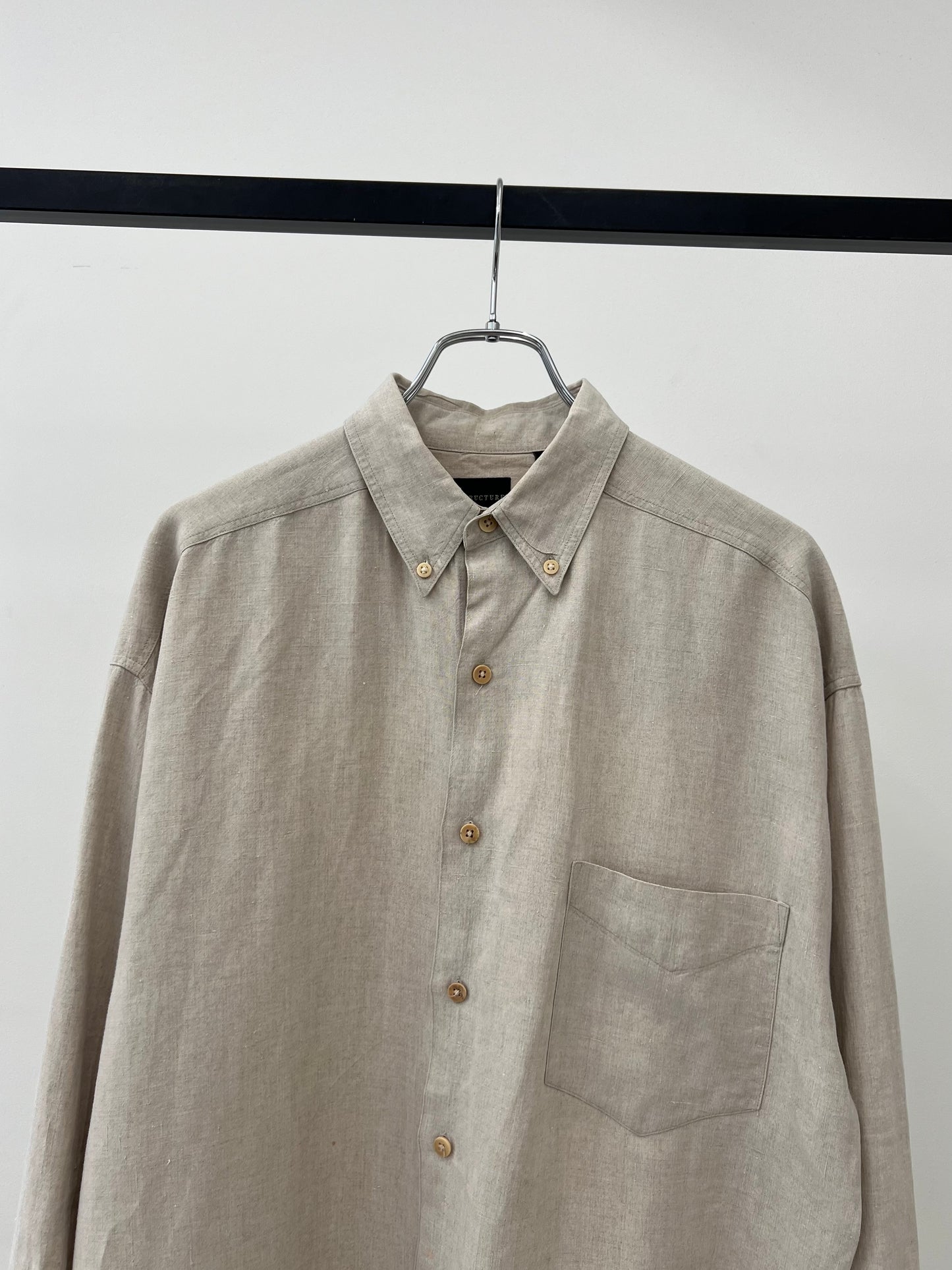 90's STRUCTURE linen shirt