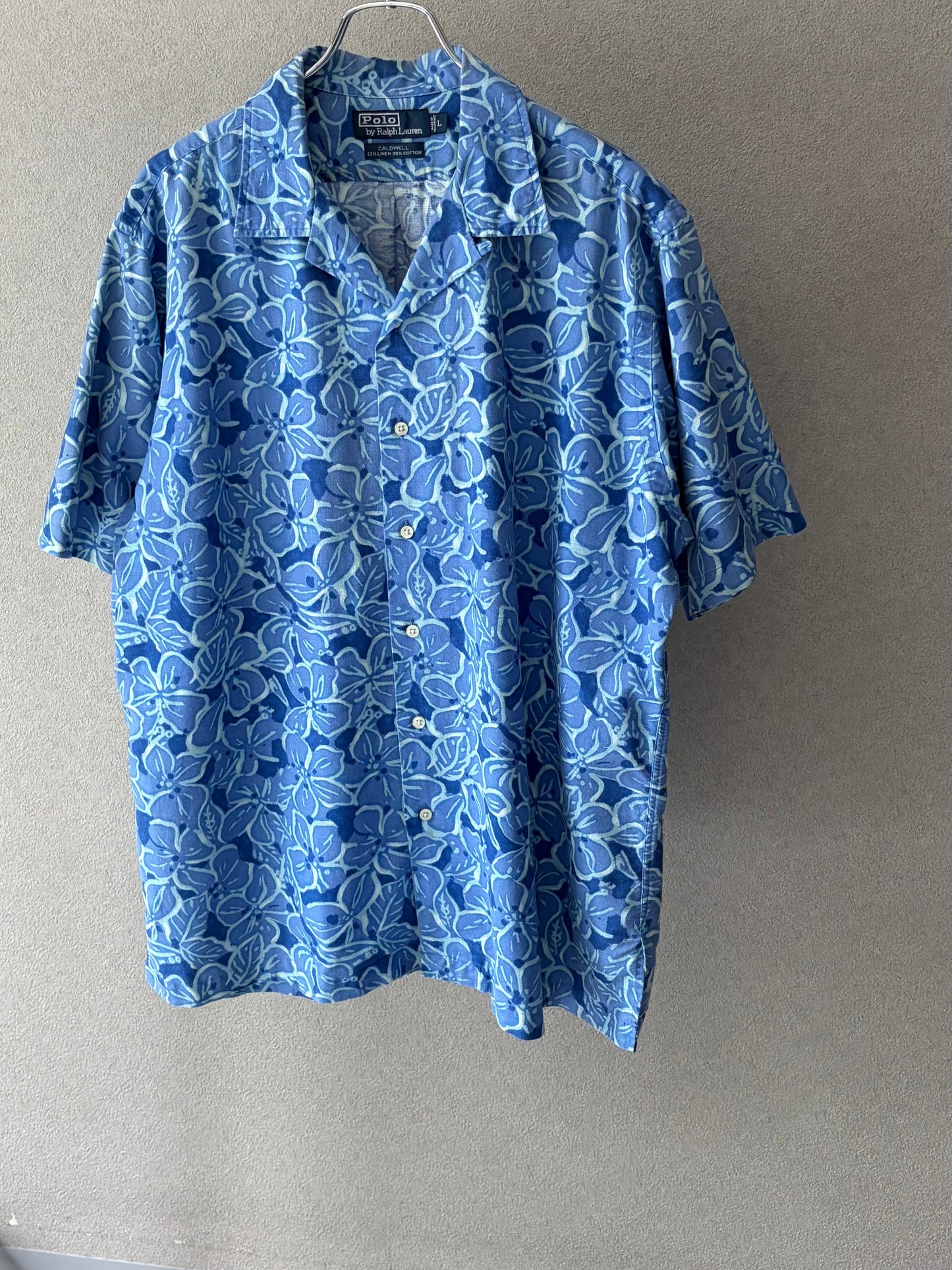 90's Polo Ralph Lauren open collar shirt "CALDWELL"