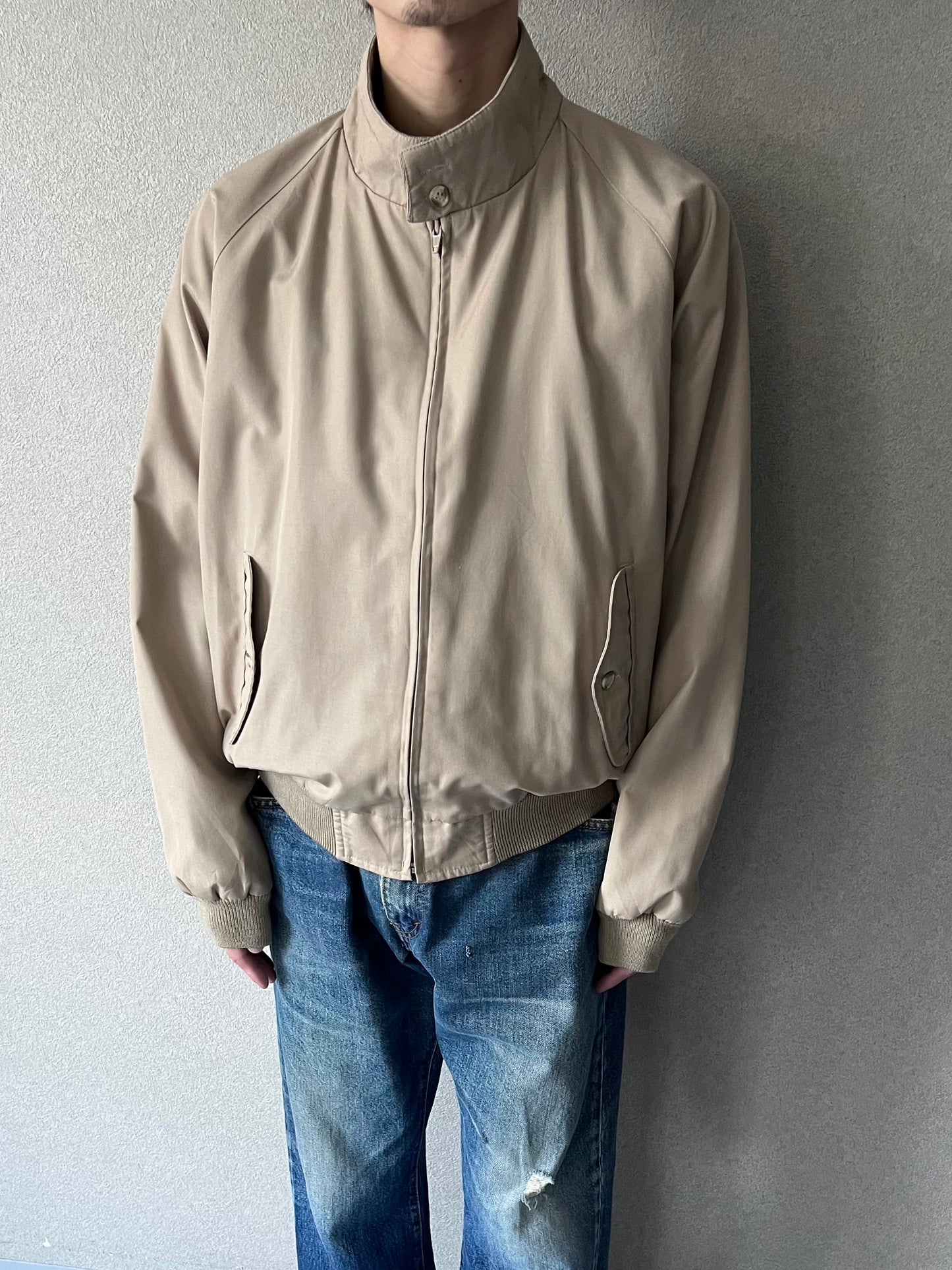 80's〜 LANDS'END harrington jacket