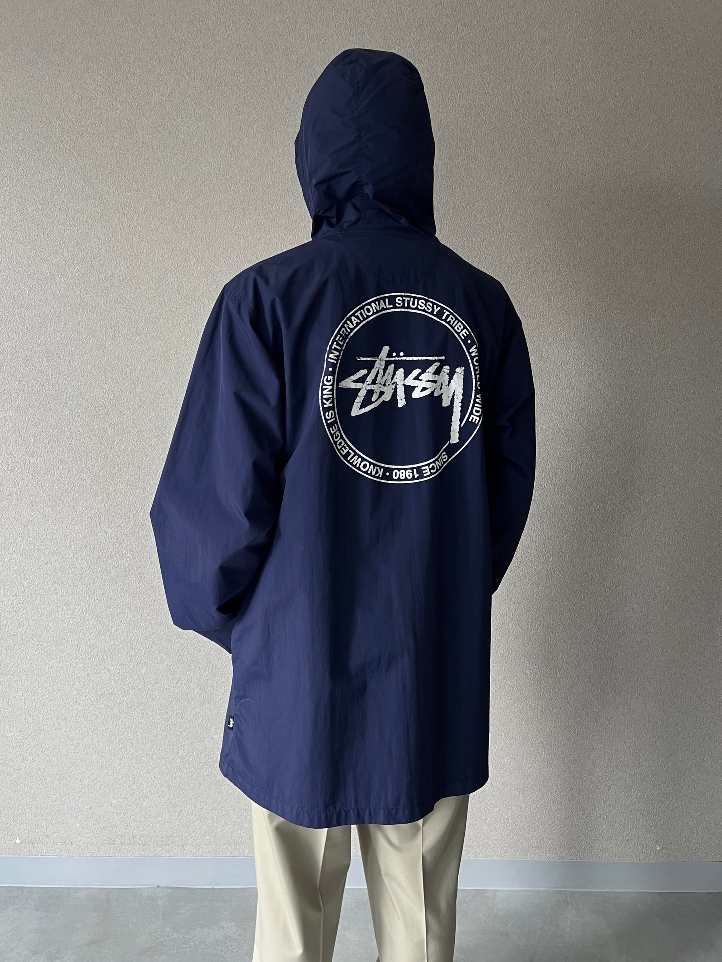 stussy nylon coat