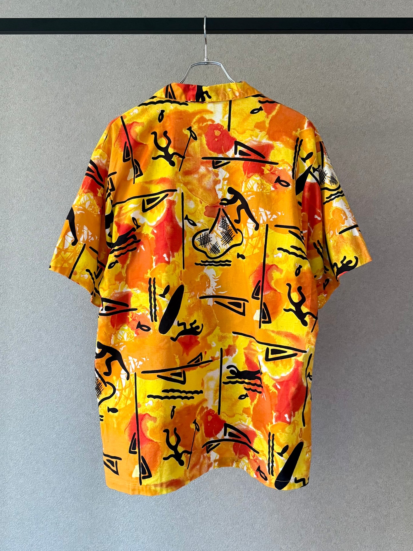 80's OCEAN PACIFIC open collar shirt "Made in USA"