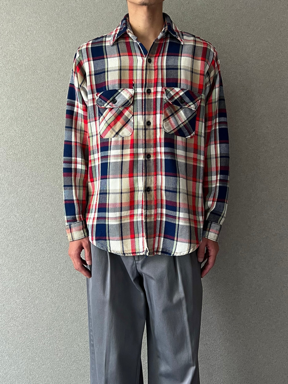 70's〜 FIVE BROTHER flannel shirt "Made in USA"