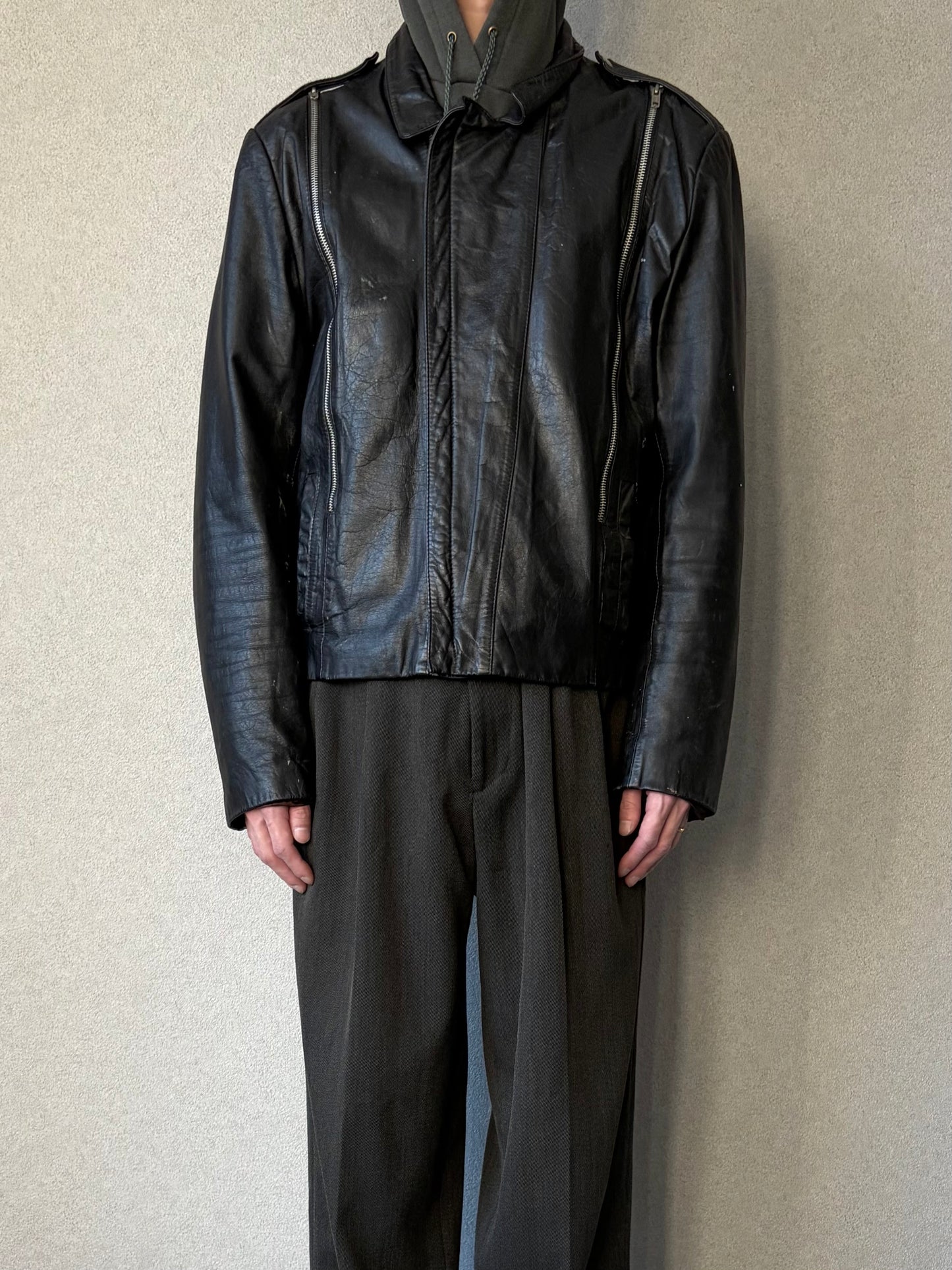 80's Chessking leather jacket