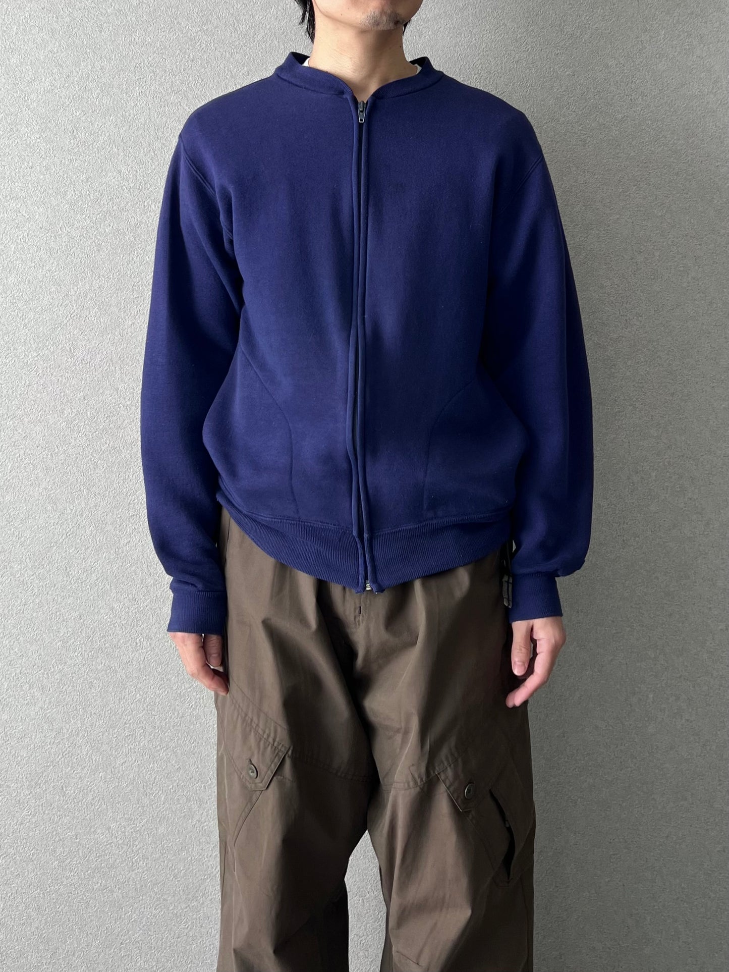 80's RUSSELL zip up sweater "Made in USA"