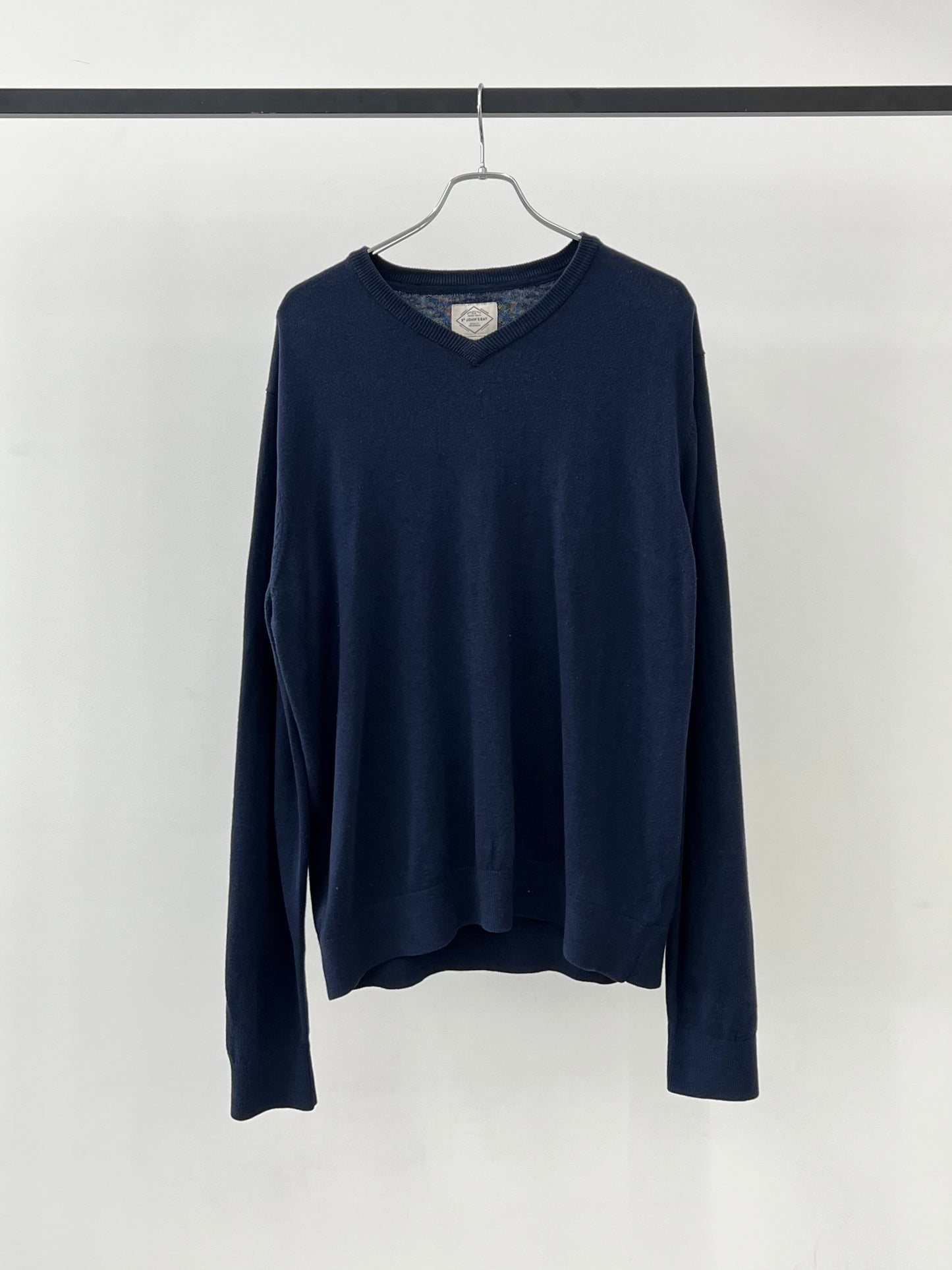 00's ST.JOHN'S BAY v-neck knit