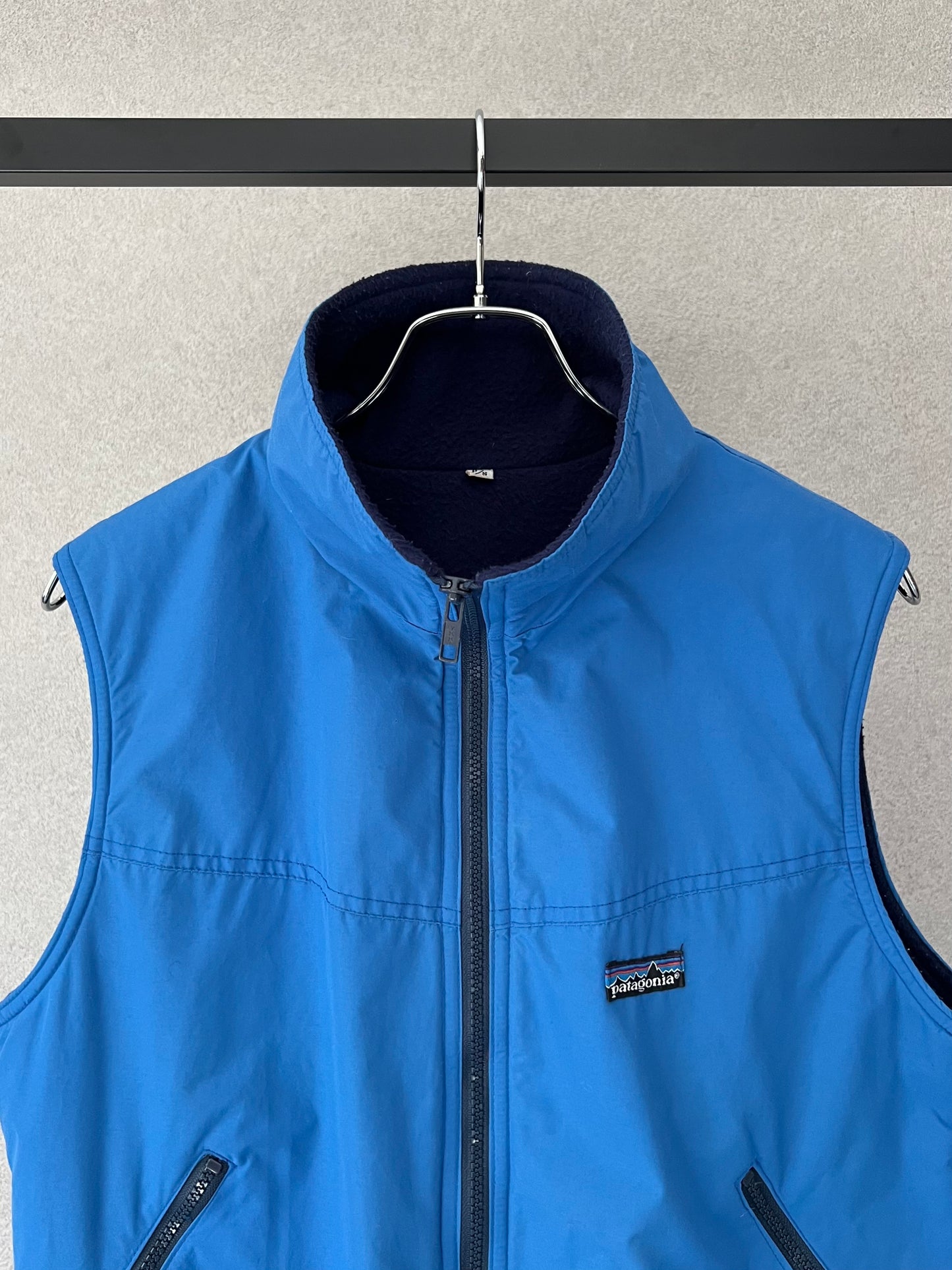 80's patagonia fleece lining nylon vest "Made in CANADA"