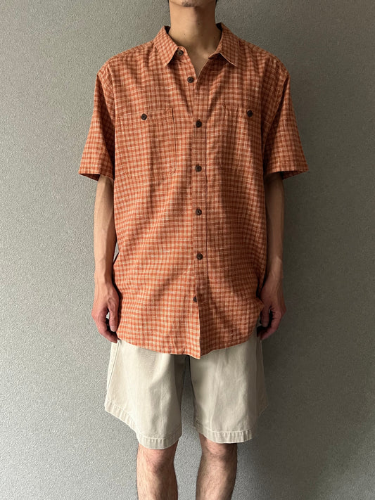 00's patagonia hemp×cotton shirt