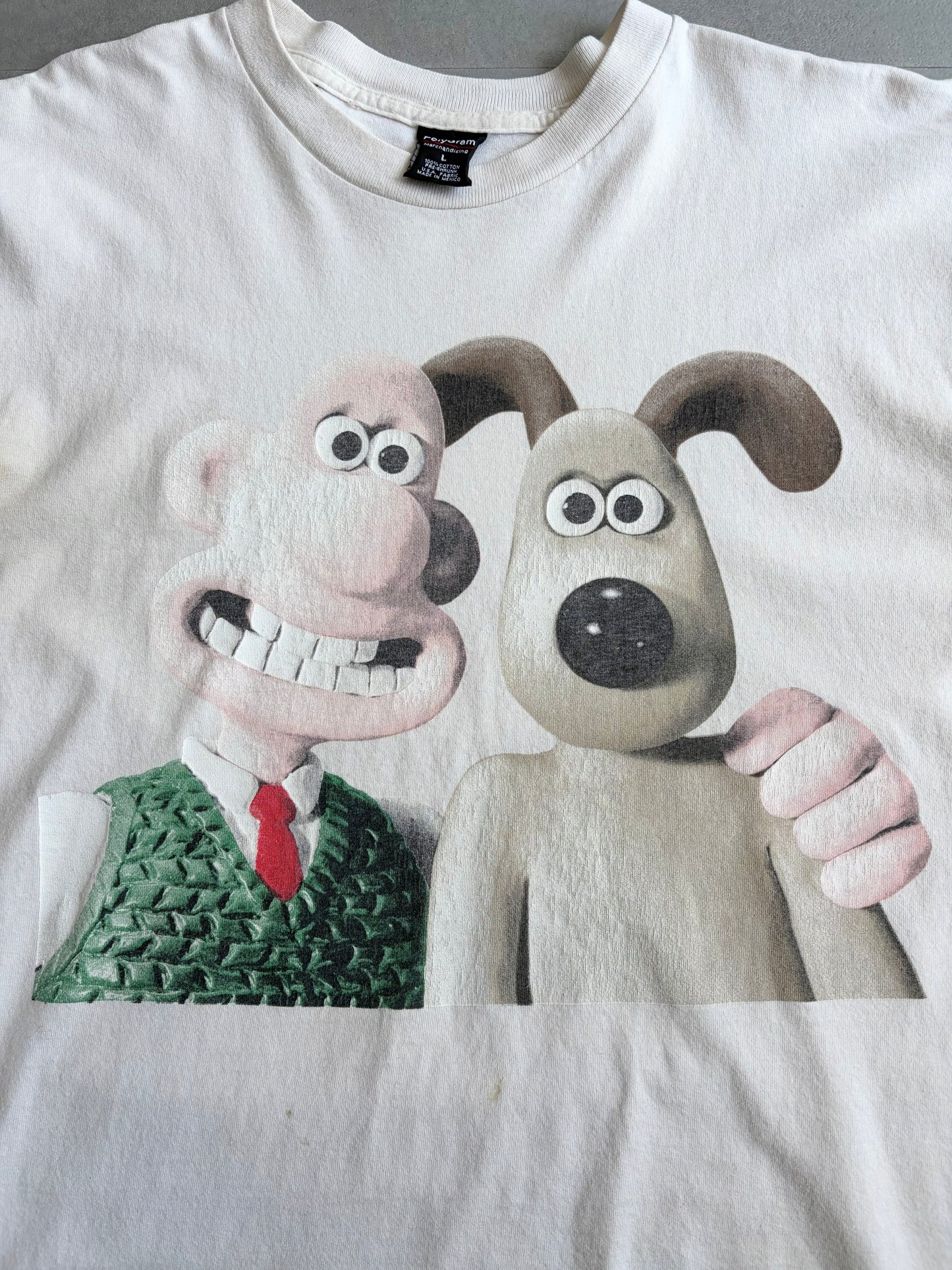 90's Wallace & Gromit print t-shirt