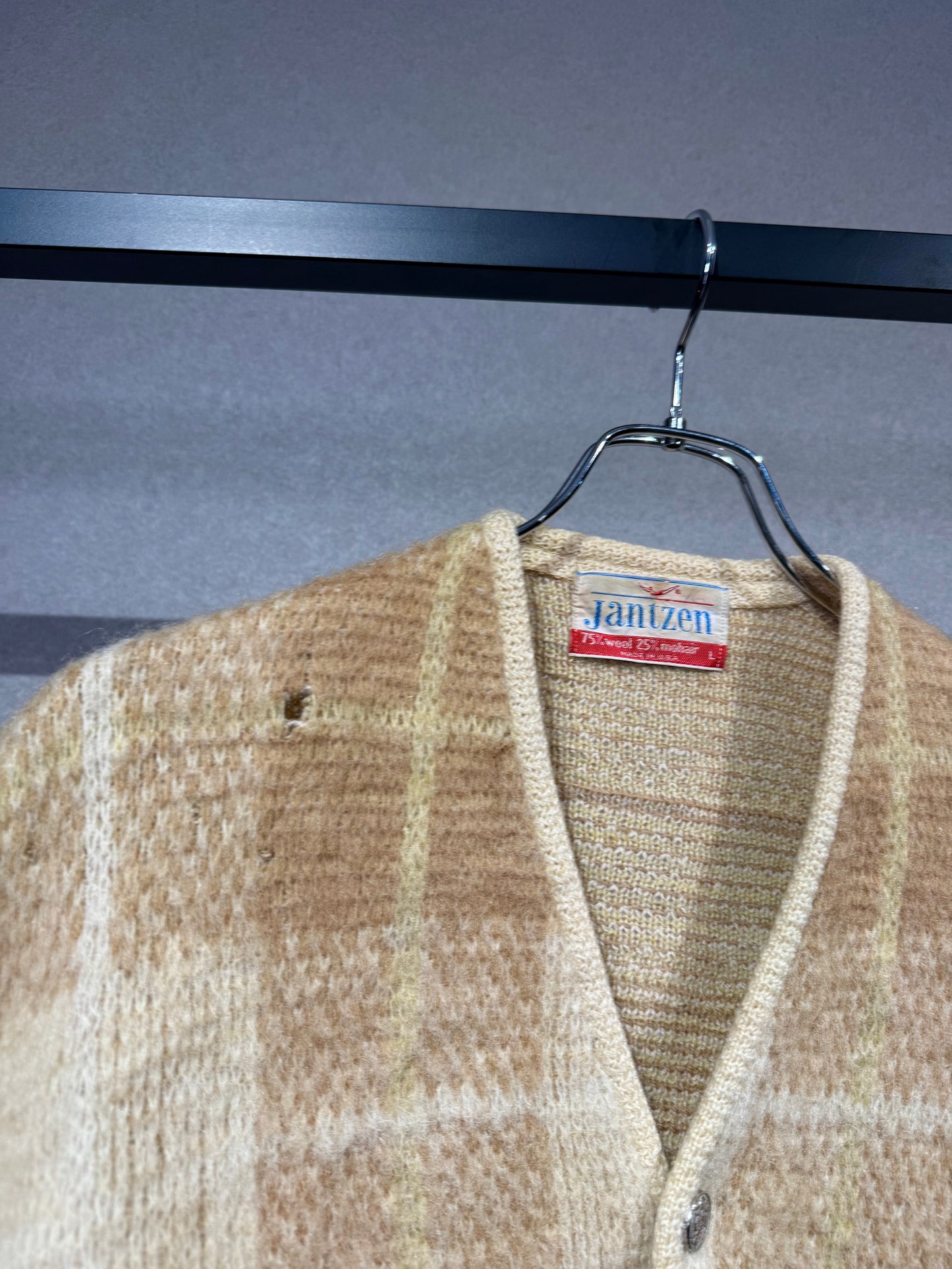 60's Jantzen mohair cardigan "Made in USA"