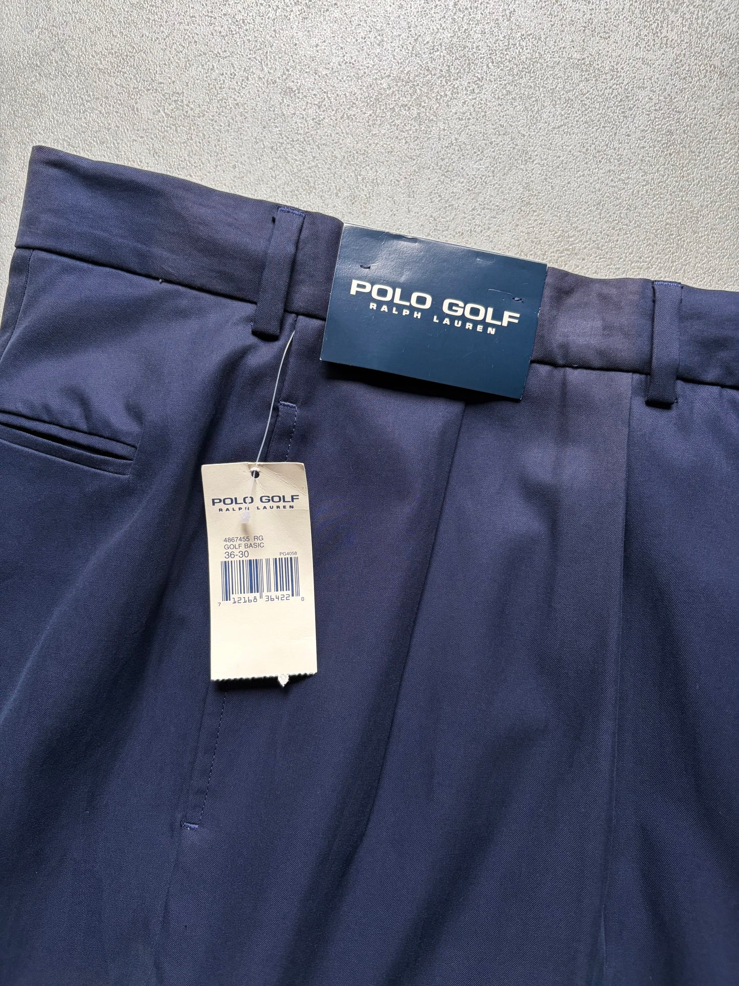 90's POLO GOLF silk×cotton slacks "DEAD STOCK"