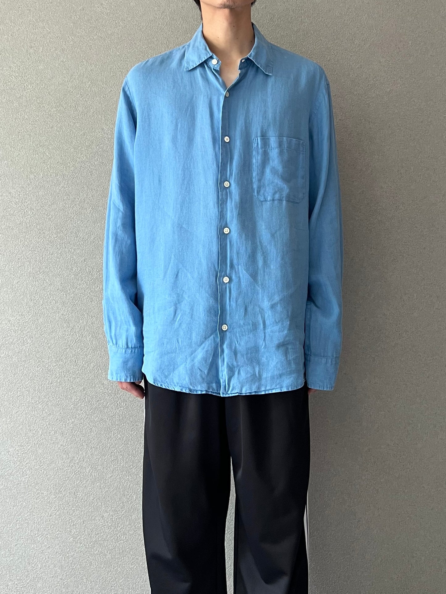 00's BANAN REPUBLIC linen shirt