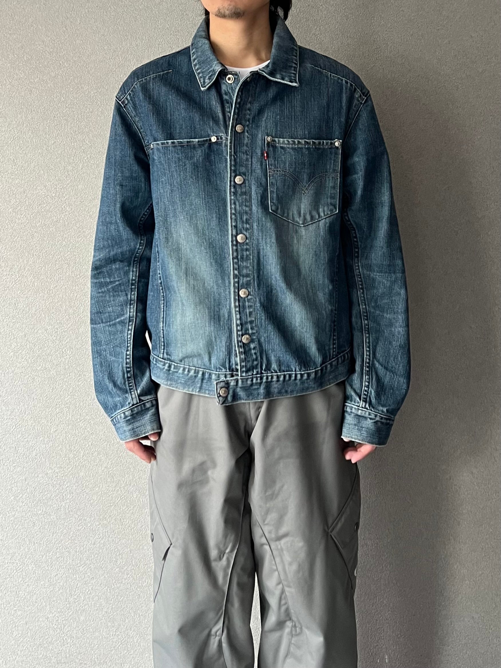 【LEVI'S ENGINEERED JEANS】 デニムジャケットY2K 美品 00's Levi's ENGINEERED JEANS denim jacket – HARU CLOTHING STORE