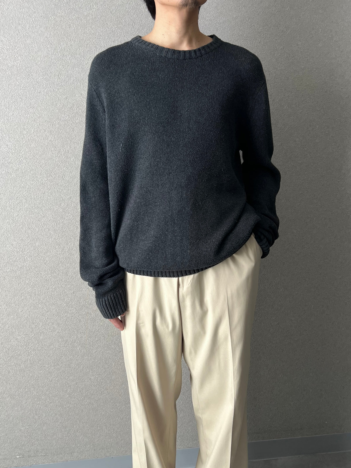 00's croft & barrow cotton knit sweater