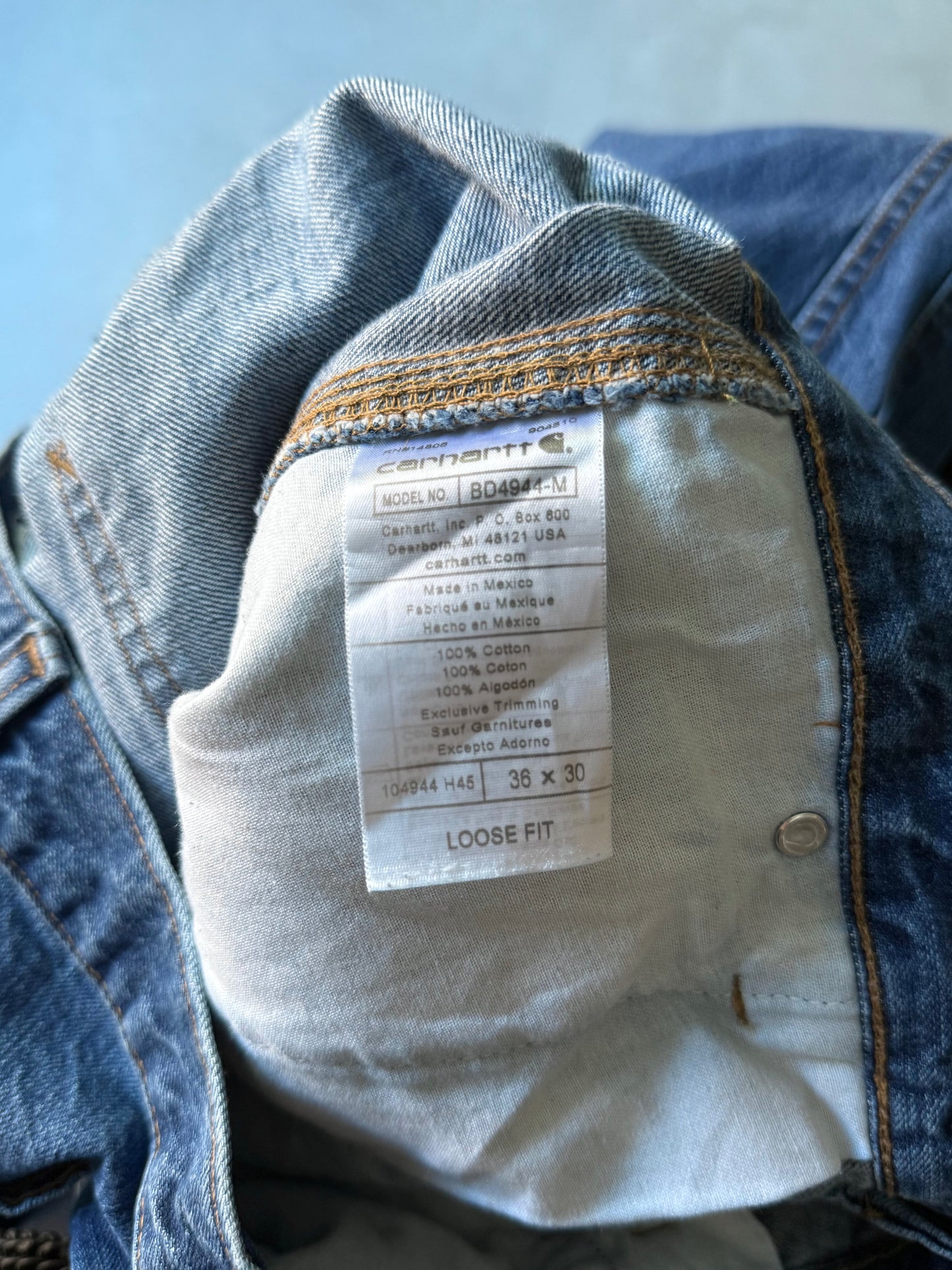 00's carhartt denim painter pants "Double Knee"
