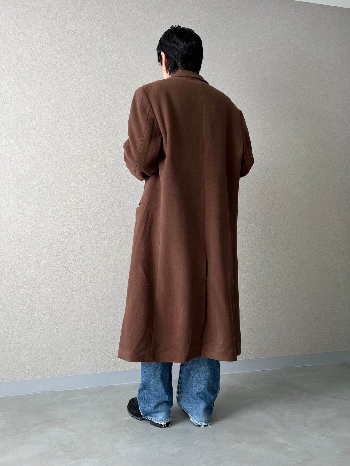 90's VERSACE chester coat "Made in ITALY"