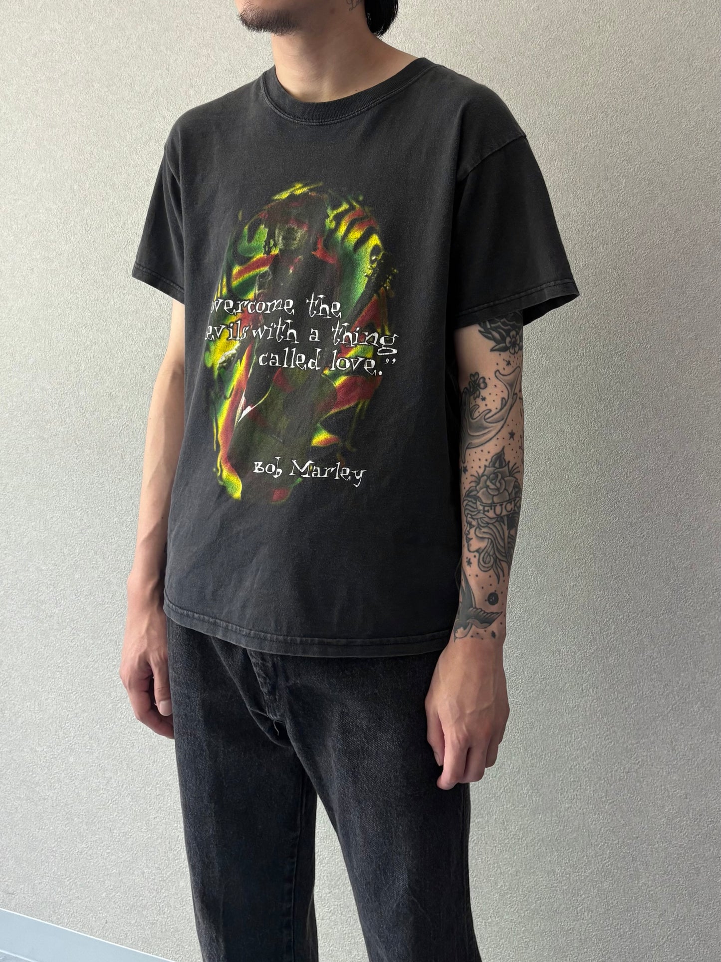 00's BOB MARLEY music t-shirt