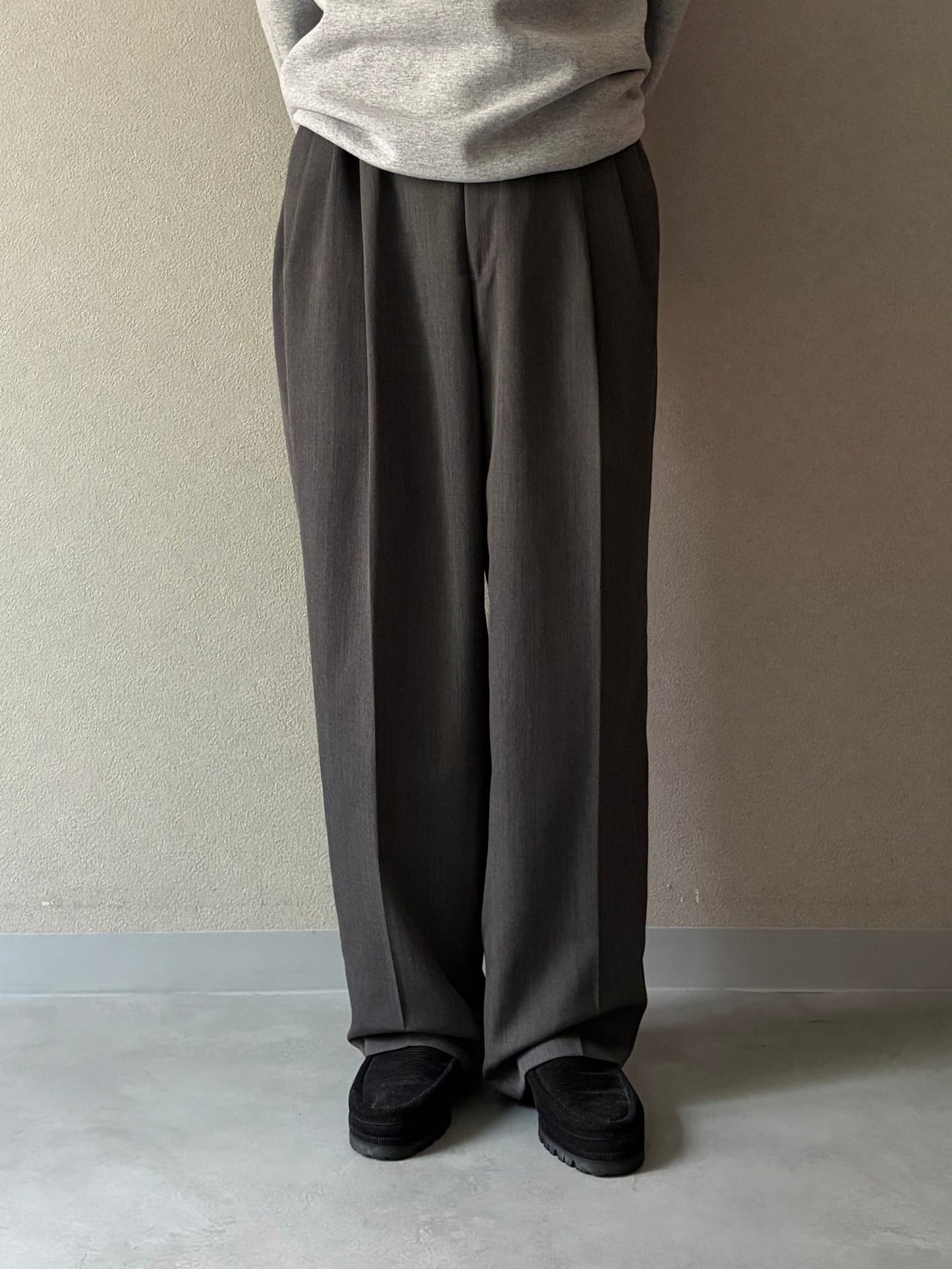 00's PRONTO UOMO wool slacks