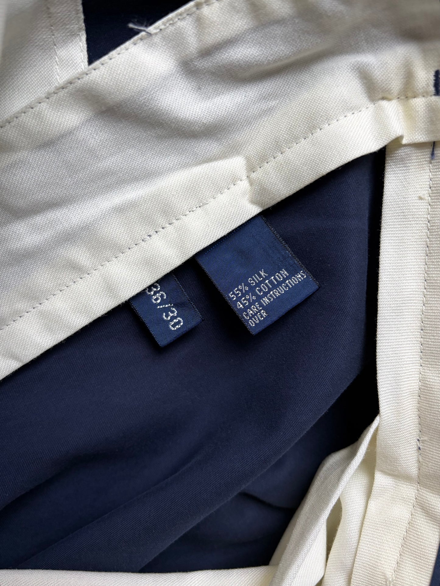 90's POLO GOLF silk×cotton slacks "DEAD STOCK"