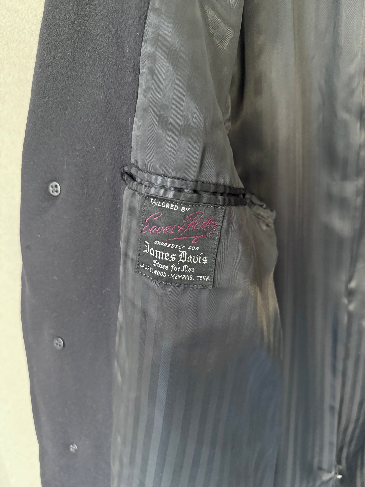 60's VINTAGE cashmere chester coat