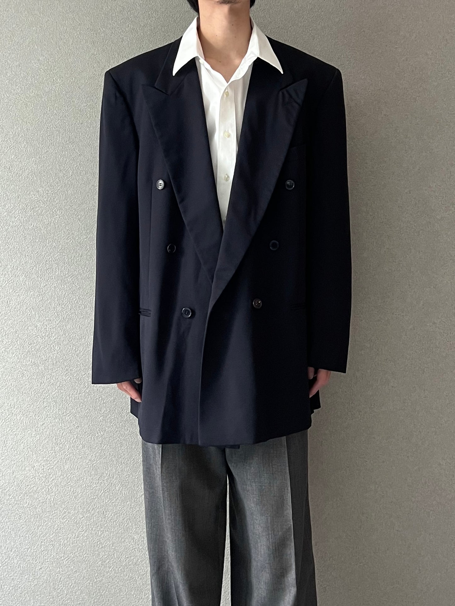 80's〜 BARNEYS NEWYORK x MANI tailored jacket "Made in ITALY"
