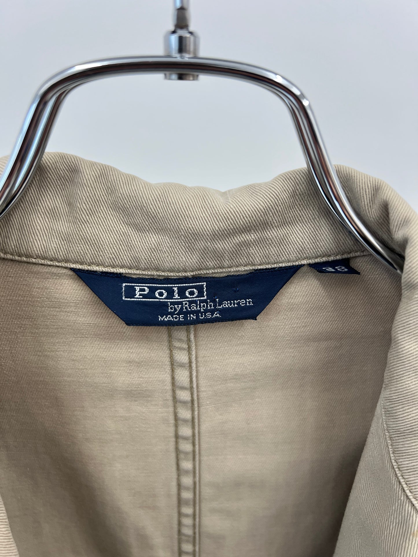 90's Polo Ralph Lauren cotton tailored jacket "Made in USA"