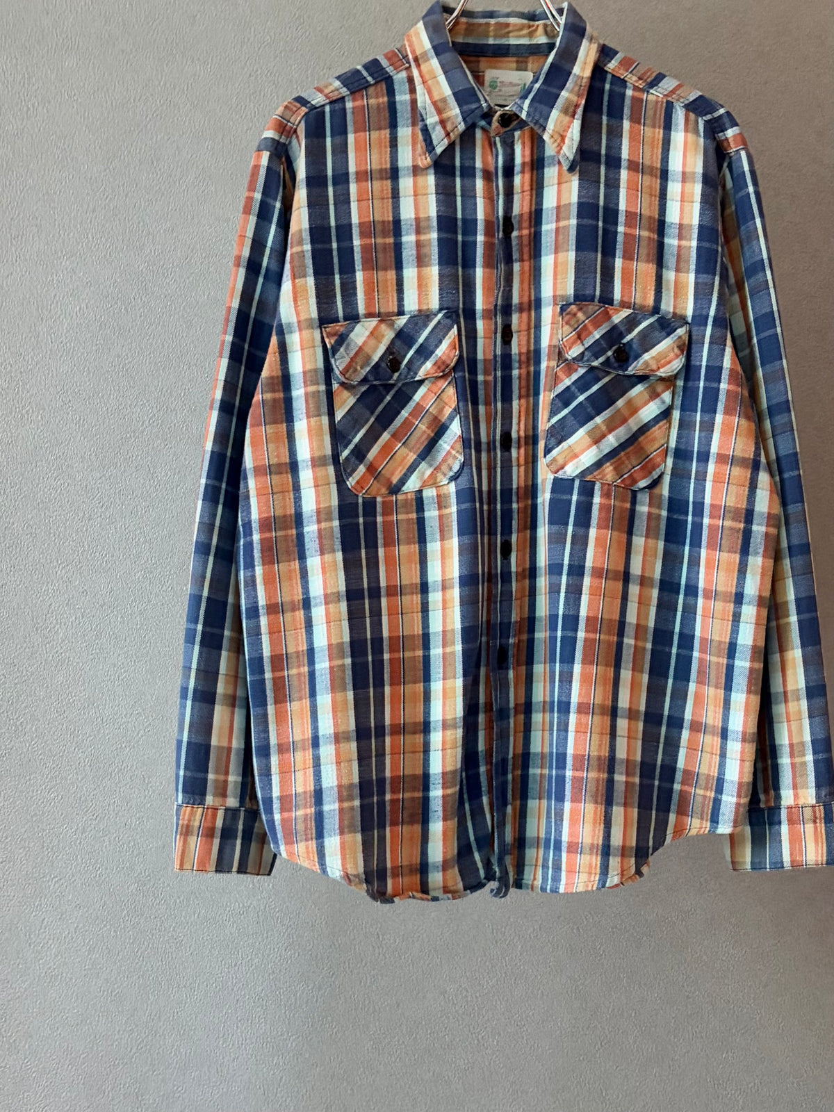 60's FIVE BROTHER flannel shirt