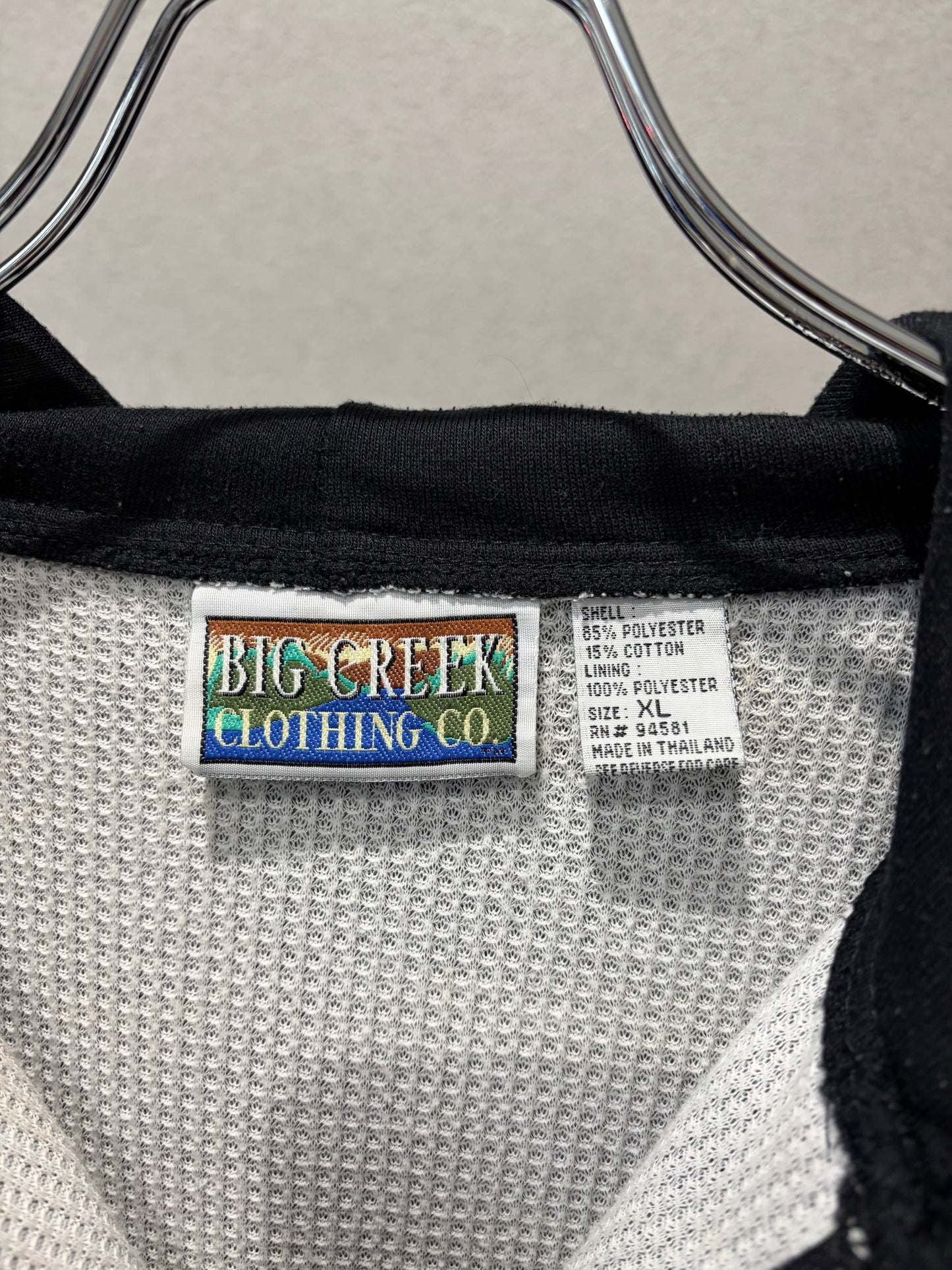 80's BIG CREEK thermal lining sweat hoodie