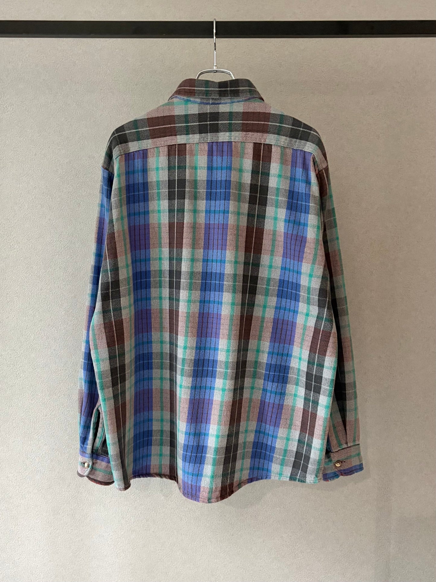 90's FIVE BROTHER flannel shirt