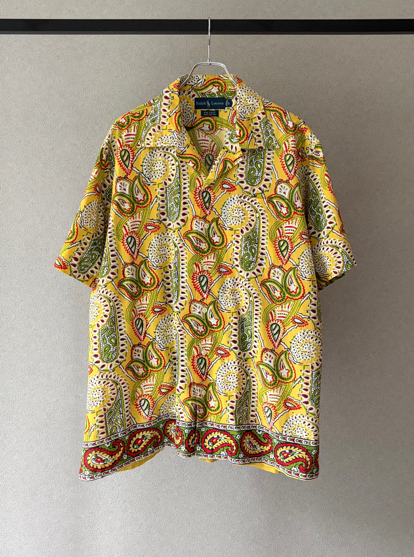 90's Polo Ralph Lauren open collar shirt "BOB CAMP"