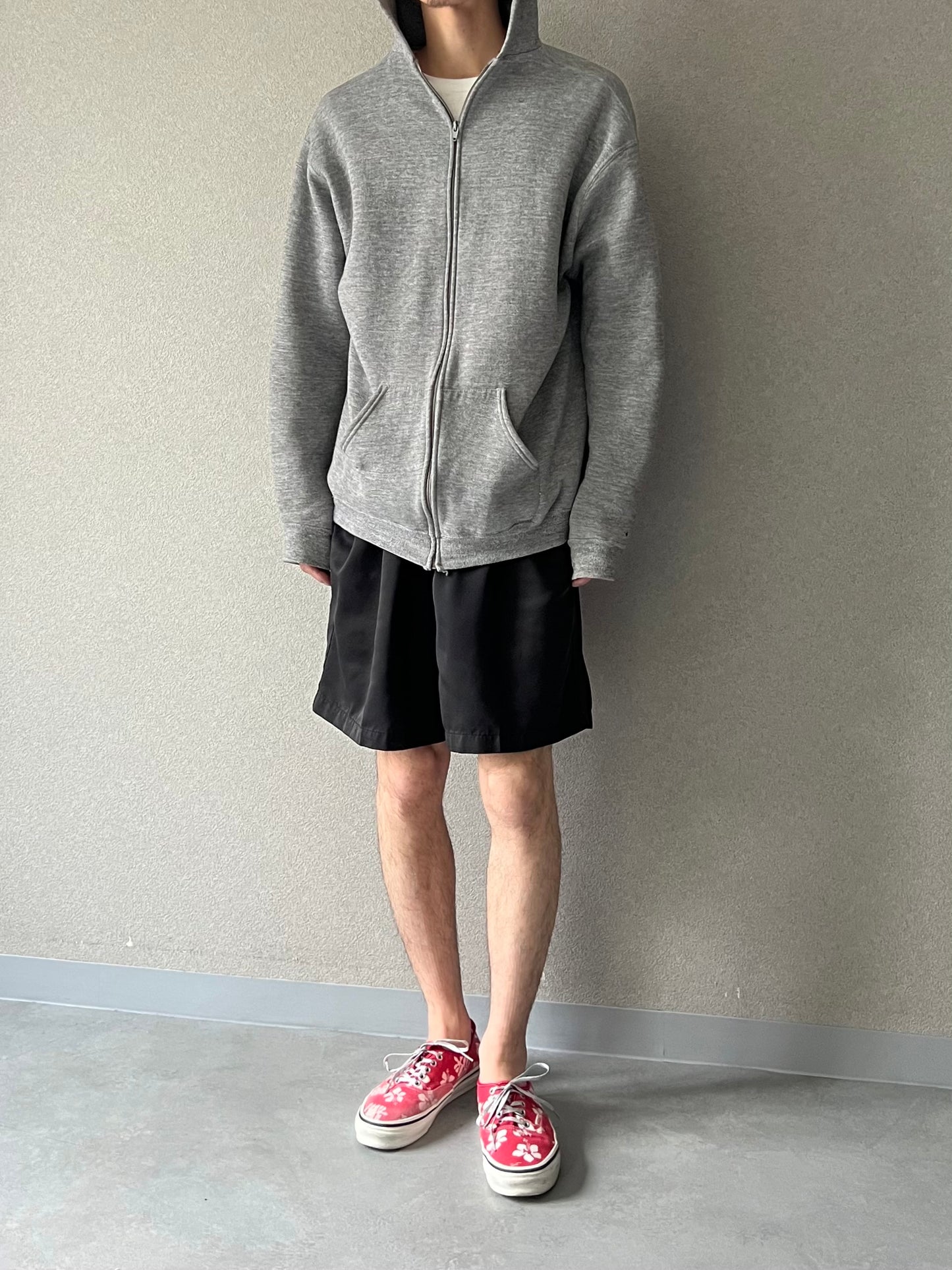 80's RUSSELL zip up sweat hoodie "Made in USA"