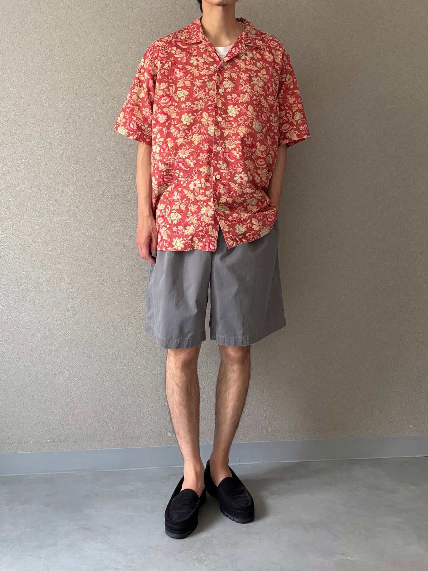 90's Polo Ralph Lauren open collar shirt "CALDWELL"