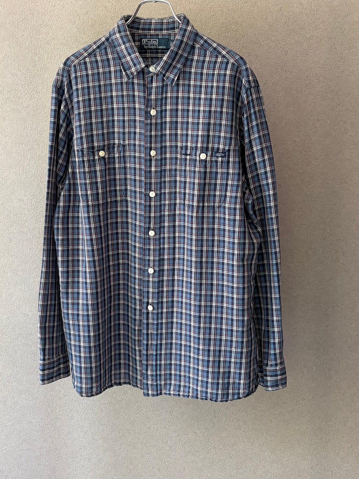 00's Polo Ralph Lauren linen work shirt