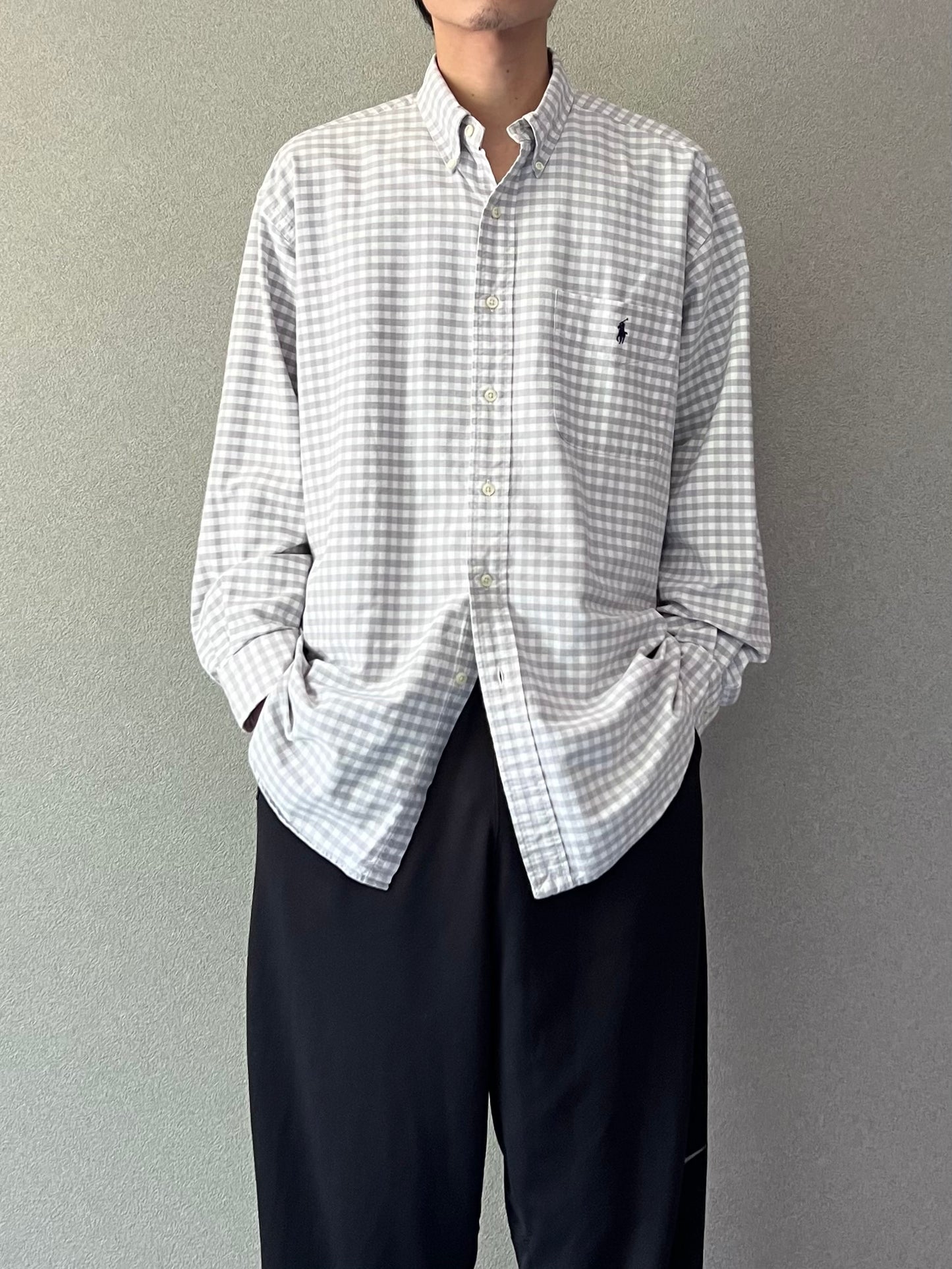 90's Polo Ralph Lauren BD shirt “BIG SHIRT"