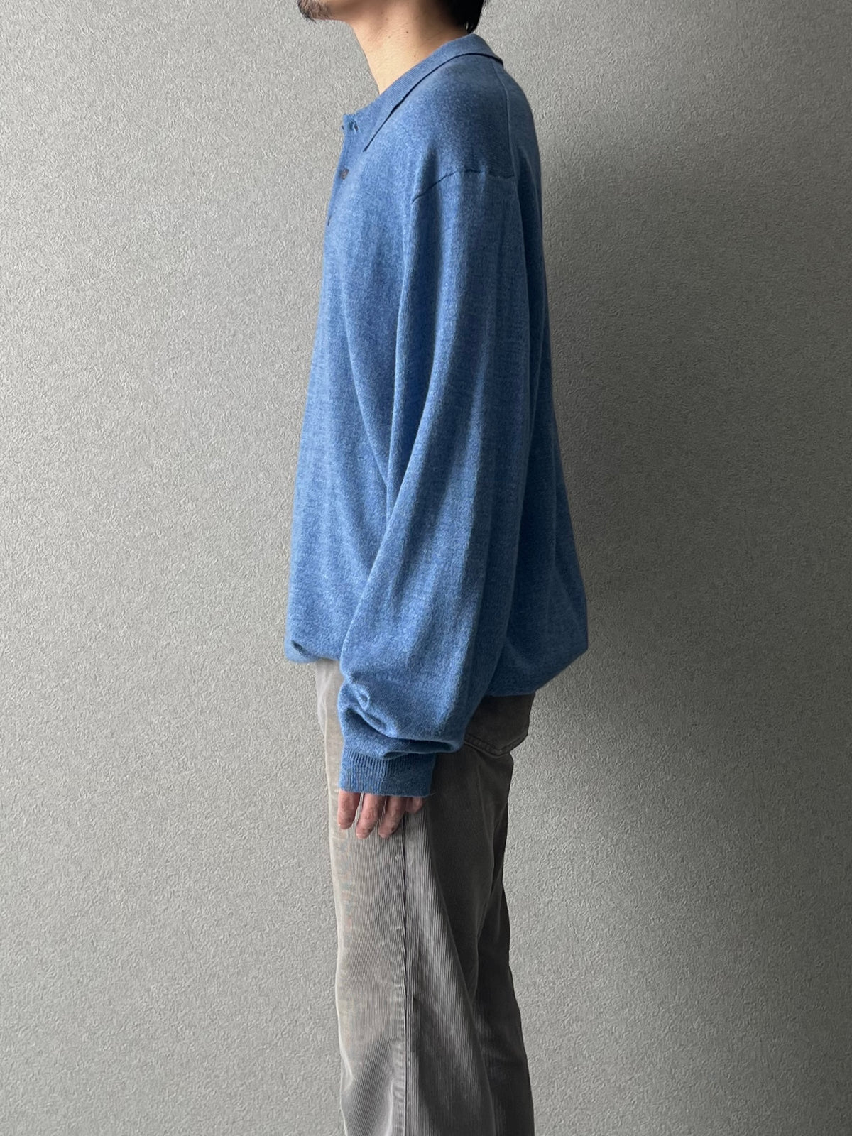 00's JOS.A.BANK knit polo shirt