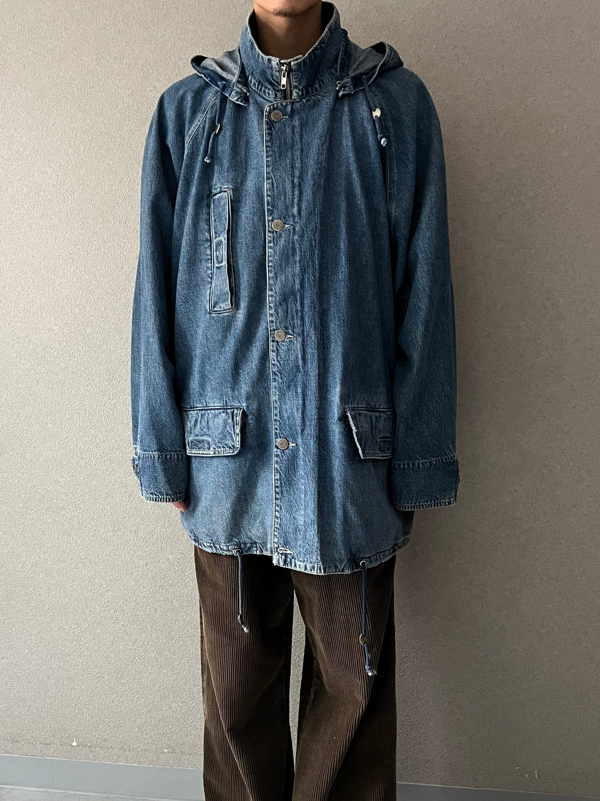 90's GAP denim hooded jacket