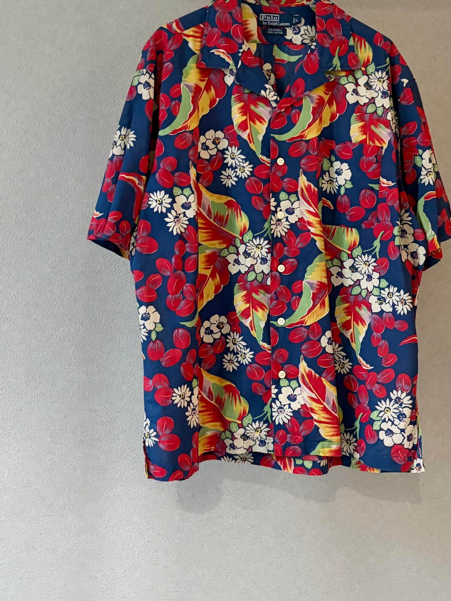 90's Polo Ralph Lauren open collar shirt "CALDWELL"