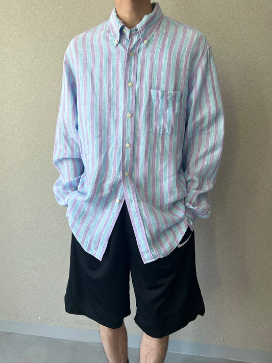 00's Brooks Brothers linen BD shirt
