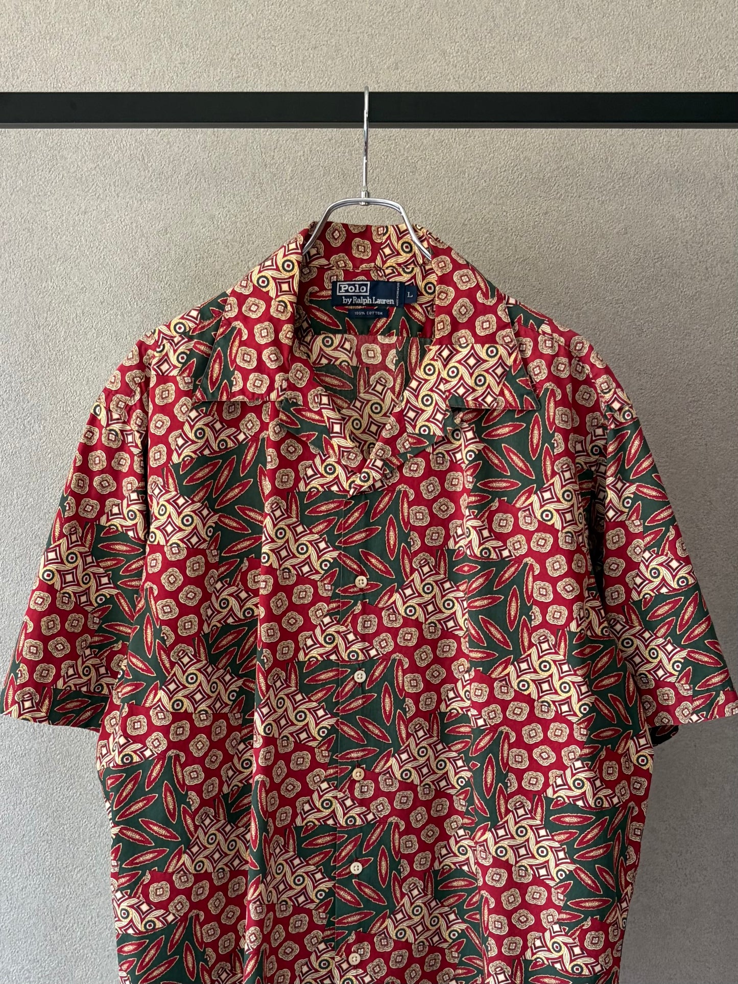 80's〜 Polo Ralph Lauren open collar shirt